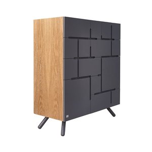 Ron tủ phòng khách bằng gỗ ô chữ đa năng - Product Image 1