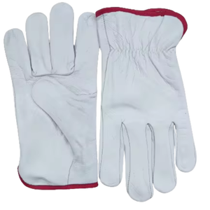 Gants de travail en cuir grainé Sécurité de conduite Gants en cuir Protection des mains Gants de travail en cuir de chèvre de buffle de vache robustes - Product Image 1