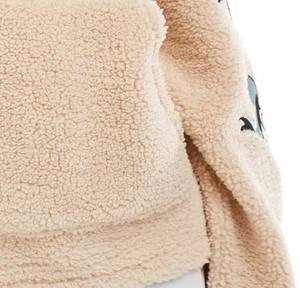 Venta caliente nuevo Premium 100% algodón Sherpa Jersey térmico con capucha para la venta transpirable de talla grande hombres Sherpa con capucha sudaderas con capucha de lana - Product Image 6