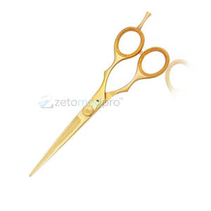 Ciseaux de barbier de haute qualité plaqués or, ciseaux professionnels pour couper les cheveux, ciseaux de barbier professionnels en or - Product Image 4