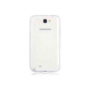 Coque arrière en silicone super résistante Netzy SAFA pour Samsung Galaxy Note 2, étui transparent blanc de haute qualité, échantillon gratuit avec logo - Product Image 1