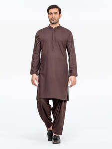 Coton pakistanais Shalwar Kameez ethnique été hiver vêtements musulmans hommes élégant Shalwar Kameez vente en gros personnalisé - Product Image 6
