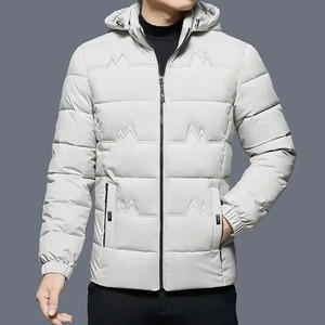 Men's Lightweight Puffer <b>Padding</b> Short Parka Stand Collar Winter Jacket with Many Korean Reviews 2024 Promotion - Product Image 2