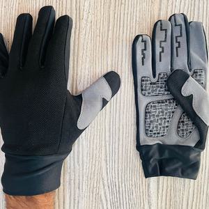 Guantes de bicicleta para hombre negros y grises para deportes al aire libre de montaña, guantes de carreras de bicicleta para hombre 2023 Mountain, Biking Finger Mountain Bike - Product Image 1