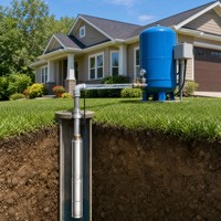 Pompe submersible électrique en acier inoxydable 304 avec protection IP68 pour puits, irrigation de puits profonds à haut débit, 20 GPM, usage domestique
