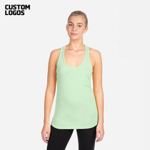 Débardeurs personnalisés avec logo pour femmes, débardeurs décontractés à col rond en coton 100% écologiques et respirants pour l'été - Product Image 1