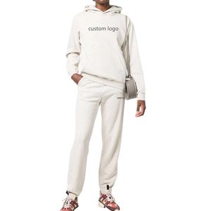 Conjunto de Sudadera con Capucha y Pantalones Deportivos Extra Grandes para Hombre, Estilo Urbano, 100% Algodón, Cómodo Conjunto de 2 Piezas - Product Image 1