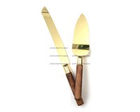 Vente en gros Ensemble de 2 services de gâteaux en acier inoxydable de luxe et résine avec miroir pour outils de cuisson pour gâteaux de fête d'anniversaire