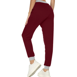 Pantalones de chándal de invierno ligeros para mujer de alta calidad totalmente personalizables con estilo frontal plano tarifas al por mayor - Product Image 3