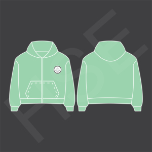 เสื้อฮู้ดดี้ผ้าฝ้ายหลากสีแบบยูนิเซ็กซ์ มีกระเป๋าหน้าและป้ายโลโก้ - Product Image 5