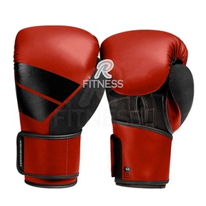 Gants de boxe en cuir de vachette, entraînement arts martiaux, antidérapants, fermeture auto-agrippante, personnalisables, adultes - Product Image 3
