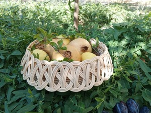 Eco-Friendly Natural Rattan <b>Square</b> <b>Basket</b> Wavy Woven Edges Handmade Storage <b>Baskets</b> Modern Multifunction Design Made Vietnam - Product Image 3