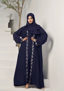 Dernière tendance respirant dames Abaya en gros Nouvel arrivage meilleure qualité confortable et respirant pour les dames abaya - Product Image 6