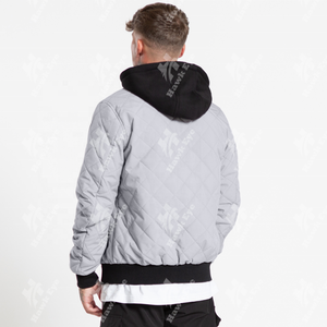 Chaqueta de bombardero de béisbol bordada de satén personalizada para hombre, las chaquetas de satén de alta calidad más vendidas, poliéster informal - Product Image 2