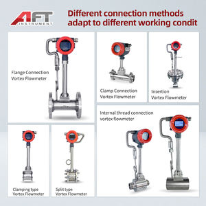 Sistem Uap Industri Cairan Gas <span class=keywords><strong>Air</strong></span> Minyak 4-20mA <span class=keywords><strong>Flow</strong></span> <span class=keywords><strong>Meter</strong></span> Vortex Karman DN50 Buatan Sendiri OEM untuk Uap Jenuh - Product Image 5
