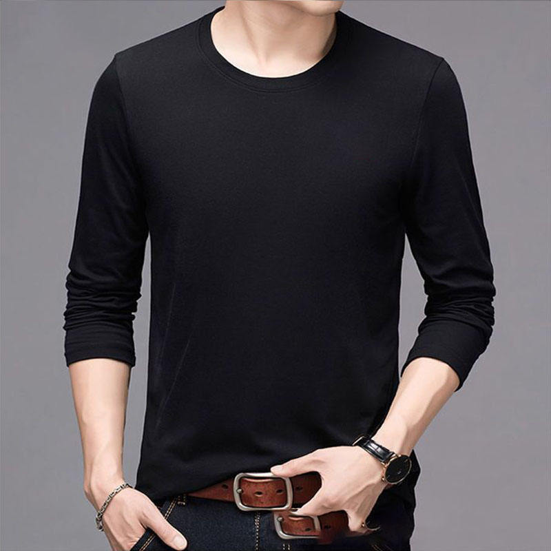 [One piece] Long sleeve pure - pure black