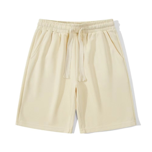 Shorts de sport pour hommes en coton 2025, ultra doux, respirant, confortable, décontracté, course à pied, salle de sport, uni, séchage rapide, coupe ample, élastique - Product Image 2