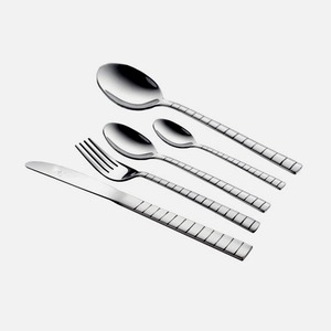 Fournitures en gros de l'Inde argent poli dîner ensemble de couverts de luxe couverts en acier inoxydable pour la maison ustensiles de cuisine - Product Image 2