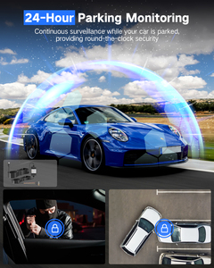 Xe HD 1080P Máy Ảnh Máy Ghi Âm Phía Trước Và Trở Lại DVR Mike Ghi Âm Video Giọng Nói Với Gắn Kết Bluetooth Ghi Âm 2K Xe Ghi Dash Cam - Product Image 6