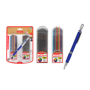 2mm matita meccanica nera conduce colori assortiti 0.5mm larghezza di scrittura 2B durezza Set confezione - Product Image 1