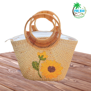 La moda cumple con la función: Bolso de jacinto de agua para una vida ecológica - Product Image 6