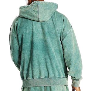Nouveau sweat-shirt pour homme en gros, design personnalisé, lavage à l'acide, tissu molletonné, lavage à l'acide, sweat-shirt basique lourd - Product Image 2