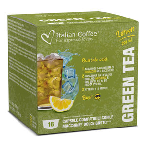 16 cápsulas de café italiano, bebida fría, té verde, limón, compatibles con Nescafé Dolce Gusto* - Product Image 1