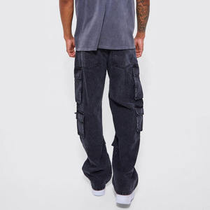 Pantalones Vaqueros Holgados de Mezclilla para Hombre, Diseño Original, Lavado, Nuevo Lanzamiento, Estilo Polar, Talla Grande - Product Image 6