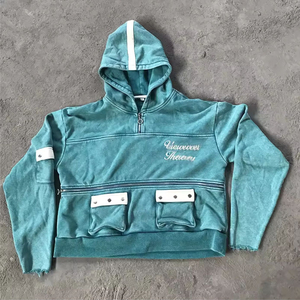 Survêtements d'hiver décontractés unisexes personnalisés 2026 avec capuche et pantalon évasé – Ensembles de survêtements - Product Image 4