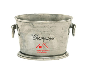 Vente chaude Nickel Fini En Aluminium Boisson Refroidisseur De Vin avec Supports En Métal pour Barware Discothèque Partie Décor - Product Image 2