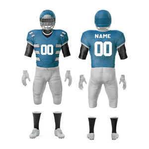 OEM Design American <b>Football</b> Uniform Hot Selling <b>Light</b> Weight Plus Size Breathable Features - Product Image 1