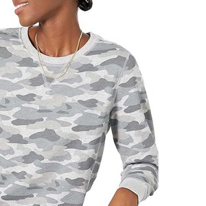 Pullover <b>Plain</b> Crewneck Women's <b>Sweatshirt</b> Clothing Breathable 2025 Wholesale Custom OEM Design Women's Casual Wear <b>Sweatshirts</b> - Product Image 2