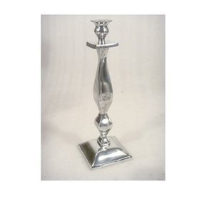 Set of 3 Pcs <b>Silver</b> Color Metal Taper Candle Holder Stand for Dinner Table New Arrival Latest Design - Product Image 4