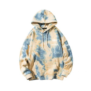 New 2025 Wholesale OEM <b>Tie</b> Dye Hoodie Hot Selling Oversize Plus Size Hoodies & Sweatshirts for <b>Men</b> & Women Fashionable - Product Image 1