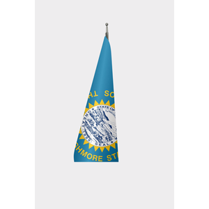 Digital-Printed Rainbow <b>Flag</b> on Cotton& Polyester Aluminum <b>Pole</b> Official South Dakota Indoor <b>Flag</b> - Product Image 3