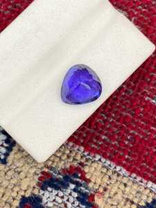 Très Fascinant Naturel Bleu Royal Couleur Tanzanite Coeur Cut Pierre Avec Excellente Couleur Naturel Zoisite 5.05 Carat Loupe Propre - Product Image 6