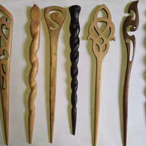 Venta al por Mayor de Accesorios para el Cabello de Madera Ligeros y Ecológicos RAWAT HANDICRAFTS HC-143025 para Bodas, Novias, Bebés, Niñas y Niños - Product Image 1