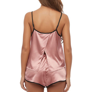 Wholesale Ladies Night Gown Wear Suits Sleep Wear Women Shorts Tank <b>Top</b> Set - Product Image 5