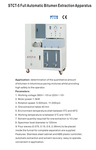 Aparato de extracción de betún completamente automático de utilizado para determinar la cantidad cuantitativa de betún en bituminoso - Product Image 2