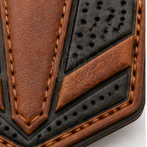 Écussons en cuir personnalisés, étiquettes logo, badges décoratifs à coudre pour chapeaux, artisanat, accessoires personnalisés - Product Image 6