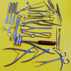Ensemble de chirurgie orthopédique de base de 25 instruments chirurgicaux manuels en acier approuvés CE par SurgiRight Instrument - Product Image 1