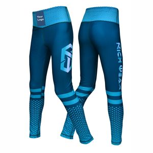 Mallas de Yoga transpirables de secado rápido personalizadas, mallas deportivas de compresión para correr para hombre, mallas de Yoga sin costuras a la moda de cintura alta - Product Image 4