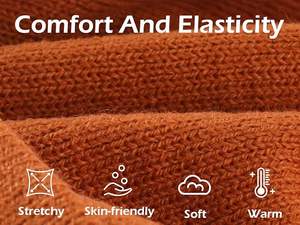 หมวกบีนนี่ฤดูหนาวแบบยูนิเซ็กซ์ มีปีก ป้องกันความหนาว ถักสองชั้น ระบายอากาศได้ดี กันน้ำ 100% อะคริลิก ปรับขนาดได้ ดีไซน์นาฬิกาเรดาร์ - Product Image 6