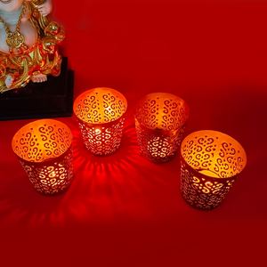 Glass Design Candle Holder Metal Gold Tealight Candle Holder for House <b>Decor</b> Iteam Accessories Largest Manufacture Company - Product Image 5