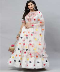 ผ้าไหมผ้าเรยอนหนาผ้าฝ้ายออกแบบโดยดีไซเนอร์เสื้อผ้างานแต่งงานผ้าทอ surat - Product Image 4