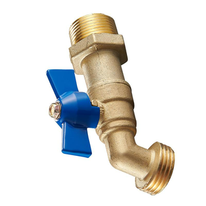 Robinet de tuyau à 1/4 de tour, robinet de tuyau en laiton sans plomb, robinet de vidange, filetage NPT, fabricant pour système de plomberie - Product Image 3