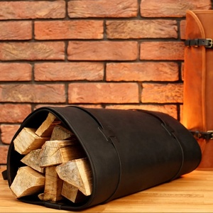 Portador de leña con asas, soporte para troncos, totalizador para llevar madera, para llevar leña, a la medida - Product Image 1