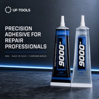 Colle adhésive 60ML 9000PRO pour la réparation de téléphones portables, collage des bords de l'écran tactile avec 5 embouts de précision