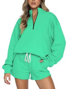 Conjunto de Dos Piezas de Verano para Mujer, 100% Algodón, Corte Regular Informal, Transpirable, con Apliques, Alta Calidad, Estilo Urbano, Talla Grande hasta la Rodilla - Product Image 1