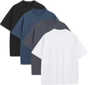 T-shirt à manches courtes pour homme en coton 100% imprimé sérigraphie, écologique, respirant, service OEM, vente en gros, pas cher - Product Image 1